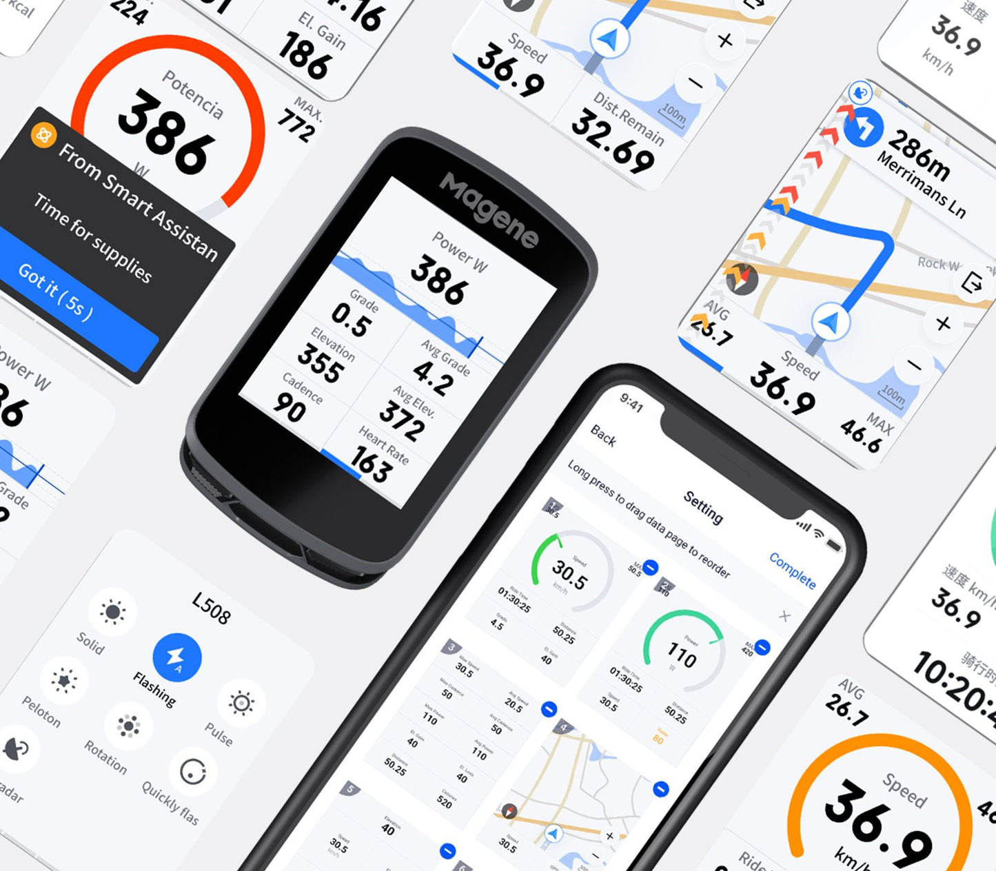 Ciclocomputador Magene C506 – GPS Inteligente para Ciclismo